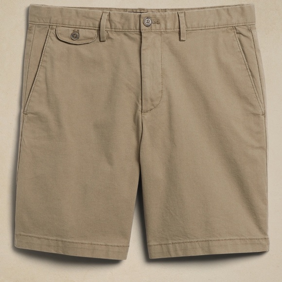 Banana Republic Mens Lived in Shorts 9" Greyi NWT - Picture 3 of 5